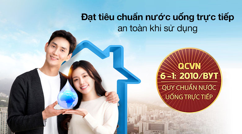 Đạt tiêu chuẩn an toàn - Máy lọc nước RO Cuckoo CP-FR601HB 4 lõi