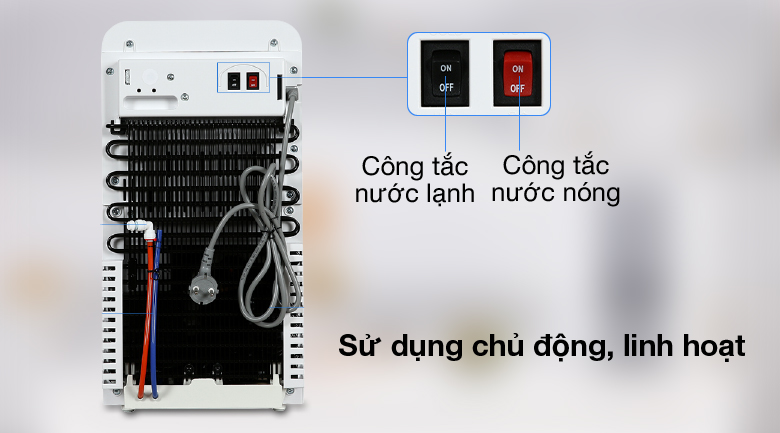 Linh hoạt sử dụng - Máy lọc nước Nano nóng lạnh Cuckoo CP-FN601HW 4 lõi