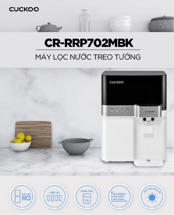 Máy lọc nước với công nghệ RO