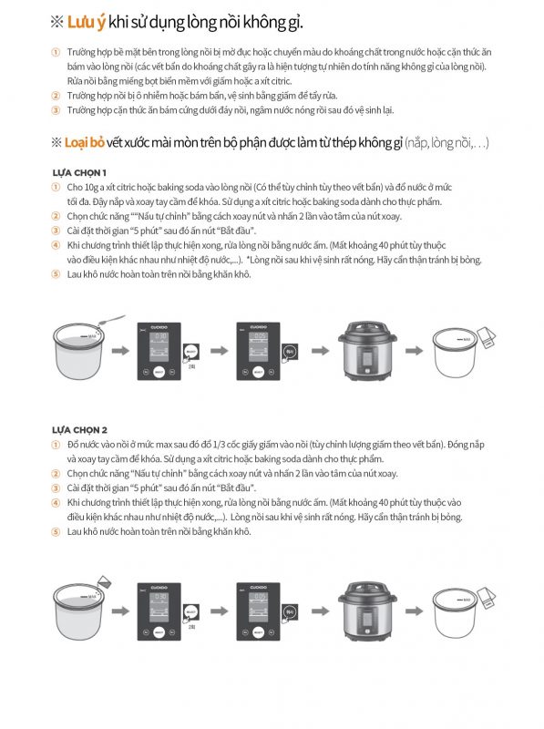 NỒI ÁP SUẤT ĐA NĂNG CUCKOO CMC-A0655FB MÀU ĐEN DUNG TÍCH 5.7L 6