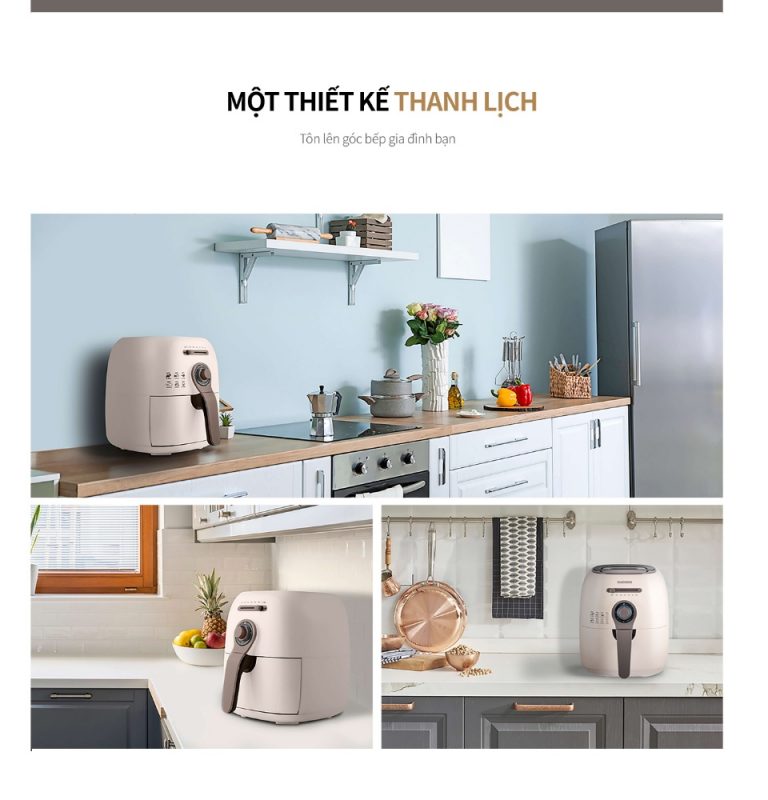 NỒI CHIÊN KHÔNG DẦU CUCKOO CAF-C0510DB MÀU BE 2,9L