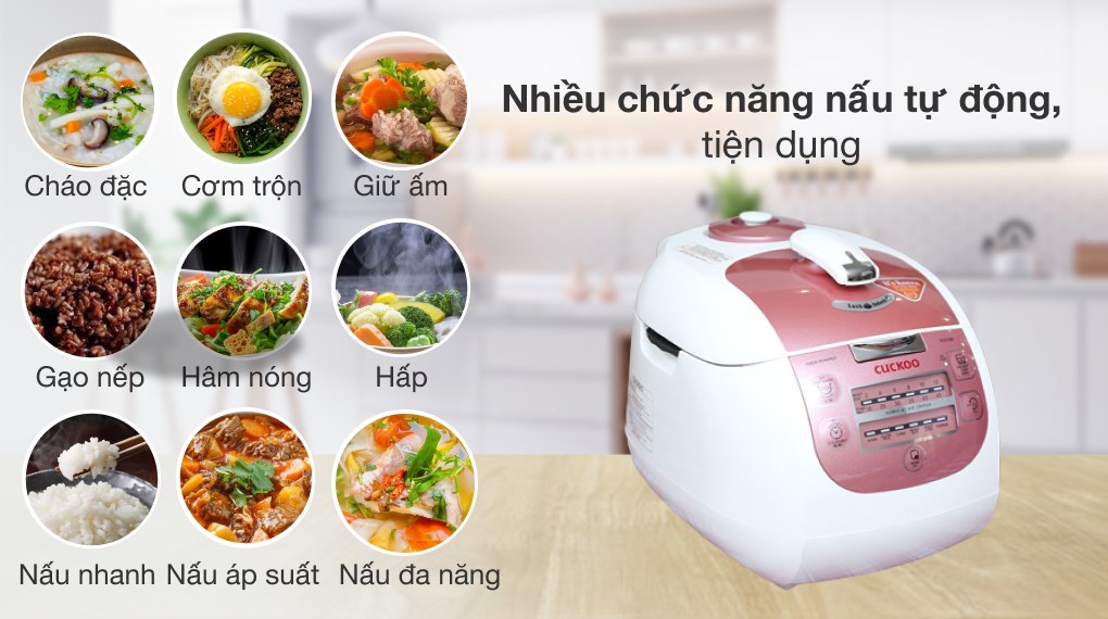 Nhiều chế độ nấu cài đặt sẵn