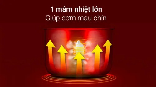 Nồi cơm điện CUCKOO CR-0632/IPVNCV MÀU HỒNG DUNG TÍCH 1.0L 1