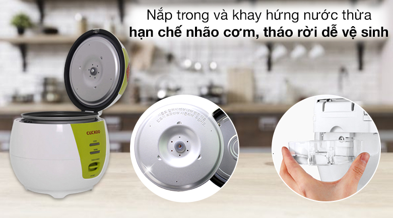 Nắp - Nồi cơm nắp gài Cuckoo 1 lít CR-0661/GRVNCV