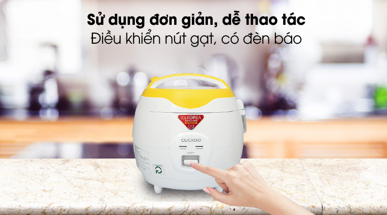 Dễ dùng - Nồi cơm nắp gài Cuckoo CR-0671 1.08 lít