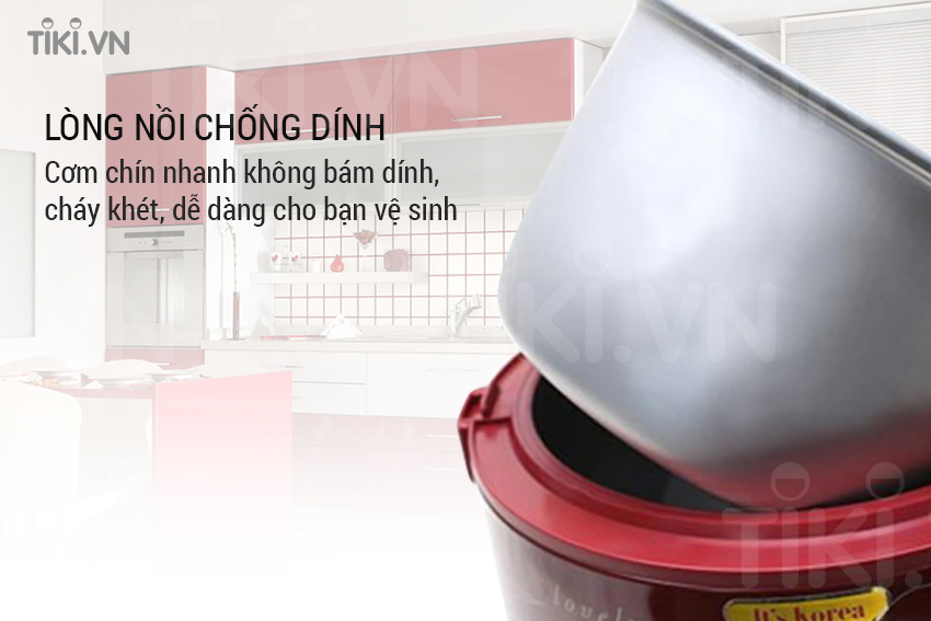 Nồi cơm điện CUCKOO CR-1122R/REIVVN MÀU ĐỎ DUNG TÍCH 2.0L 