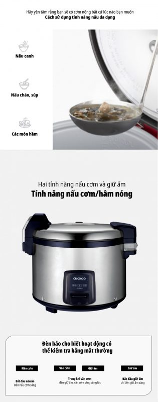 Nồi cơm điện tử CUCKOO CR-3031N MÀU HẢI QUÂN DUNG TÍCH 5.4L 2