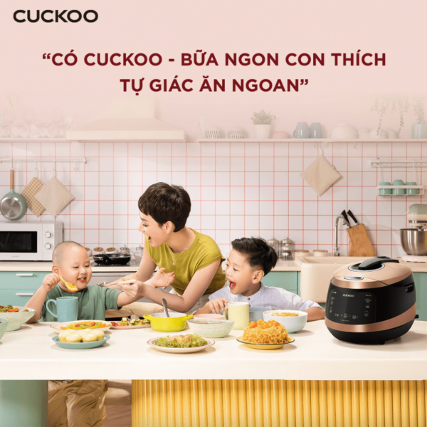 Nâng tầm khả năng nấu ăn với nồi cơm điện Cuckoo