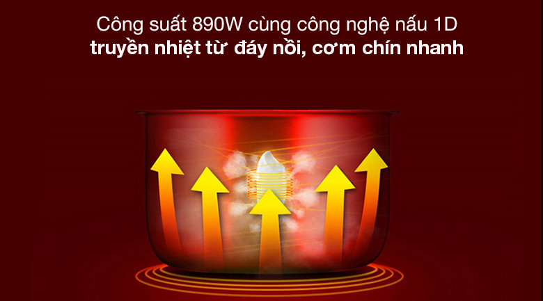 Công nghệ - Nồi cơm điện tử Cuckoo 1.8 lít CR-1020F