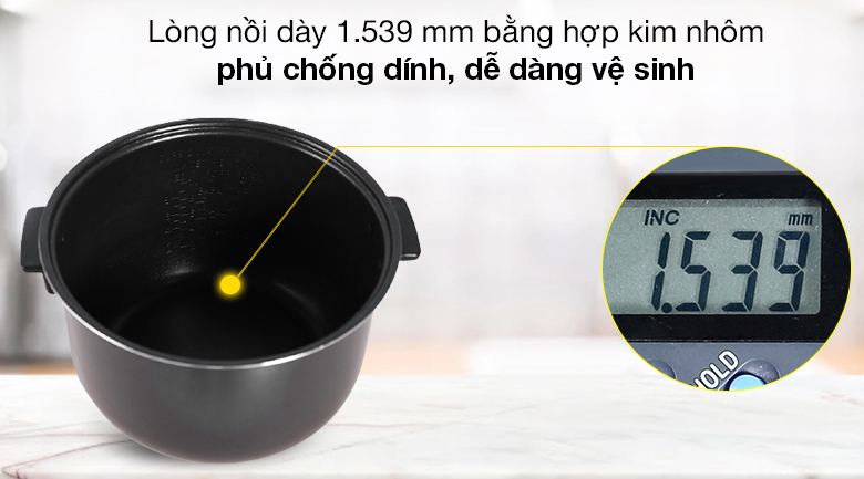 Lòng nồi - Nồi cơm điện tử Cuckoo 1.8 lít CR-1020F