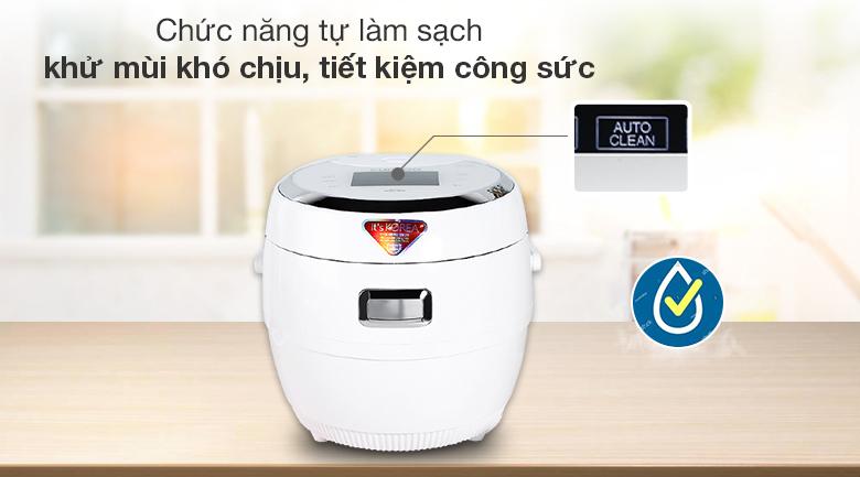 Chức năng tự làm sạch - Nồi cơm điện tử Cuckoo 1.8 lít CR-1020F