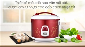 Nồi cơm nắp gài Cuckoo CR-1713 3.0 lít màu đỏ